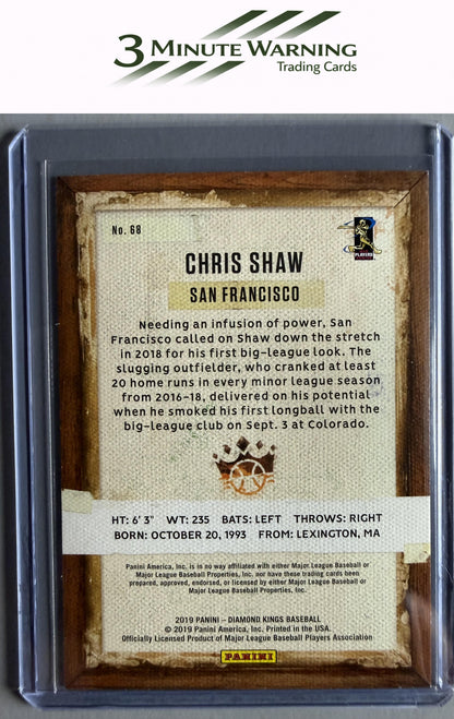 2019 Panini Diamond Kings #68 Chris Shaw
