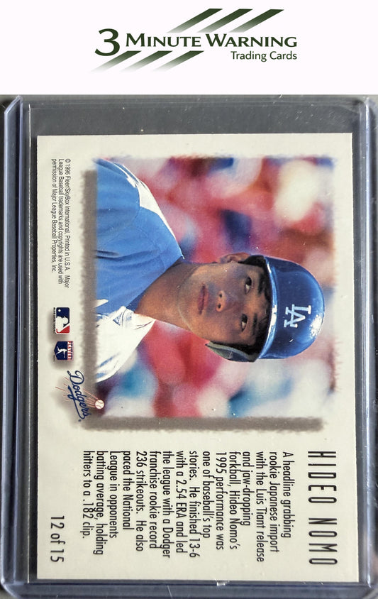 1996 Fleer #12 Hideo Nomo Rookie Sensations