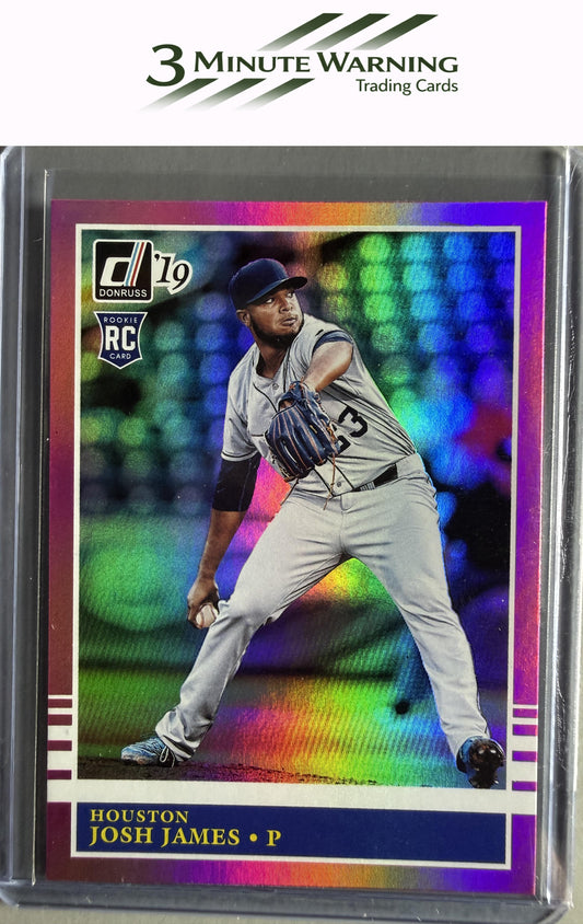 2019 Donruss #223 Josh James Holo Pink