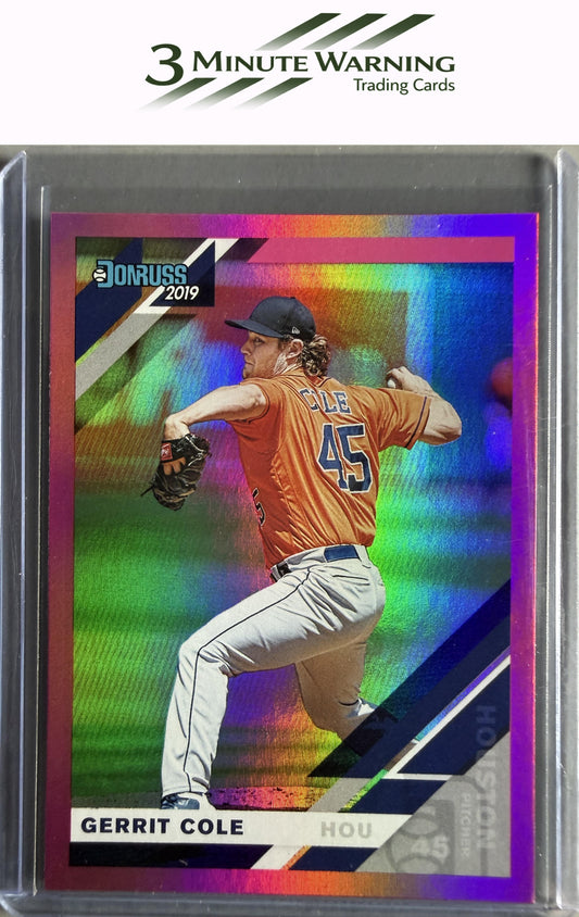 2019 Donruss #162 Gerrit Cole Holo Pink