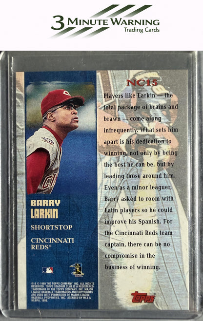 1998 Stadium Club #NC15 Barry Larkin Never Compromise