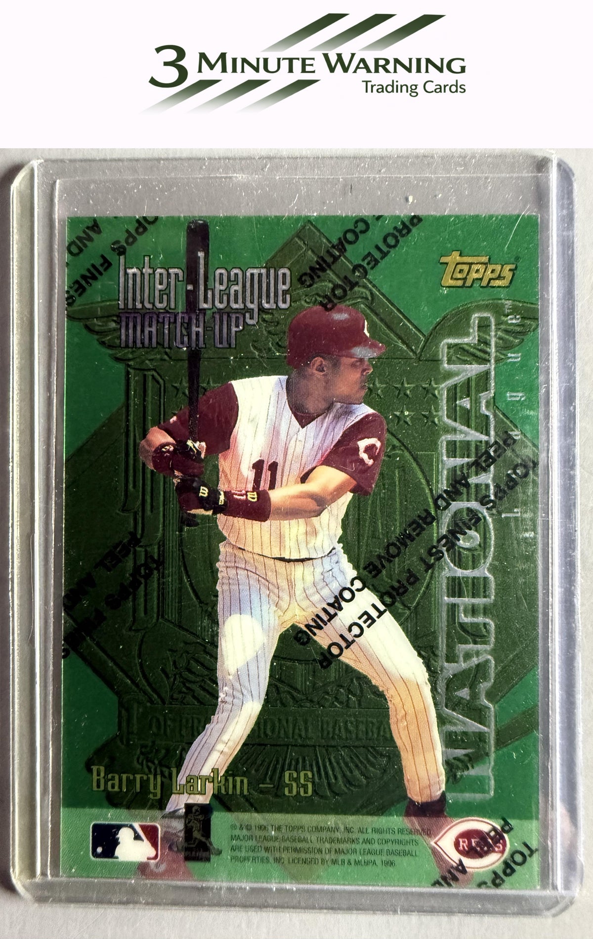 1997 Topps #ILM6 Barry Larkin / Albert Belle Inter-League Match-Up Finest