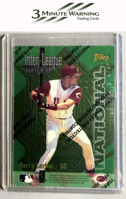 1997 Topps #ILM6 Barry Larkin / Albert Belle Inter-League Match-Up Finest