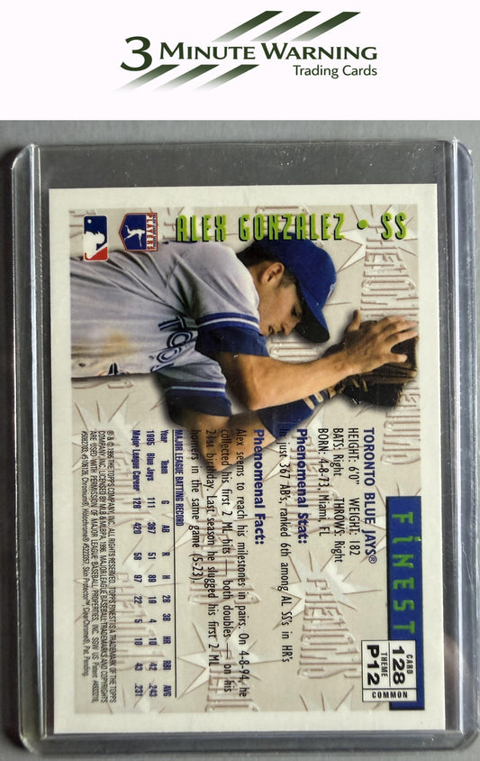 1996 Finest #128 Alex Gonzalez