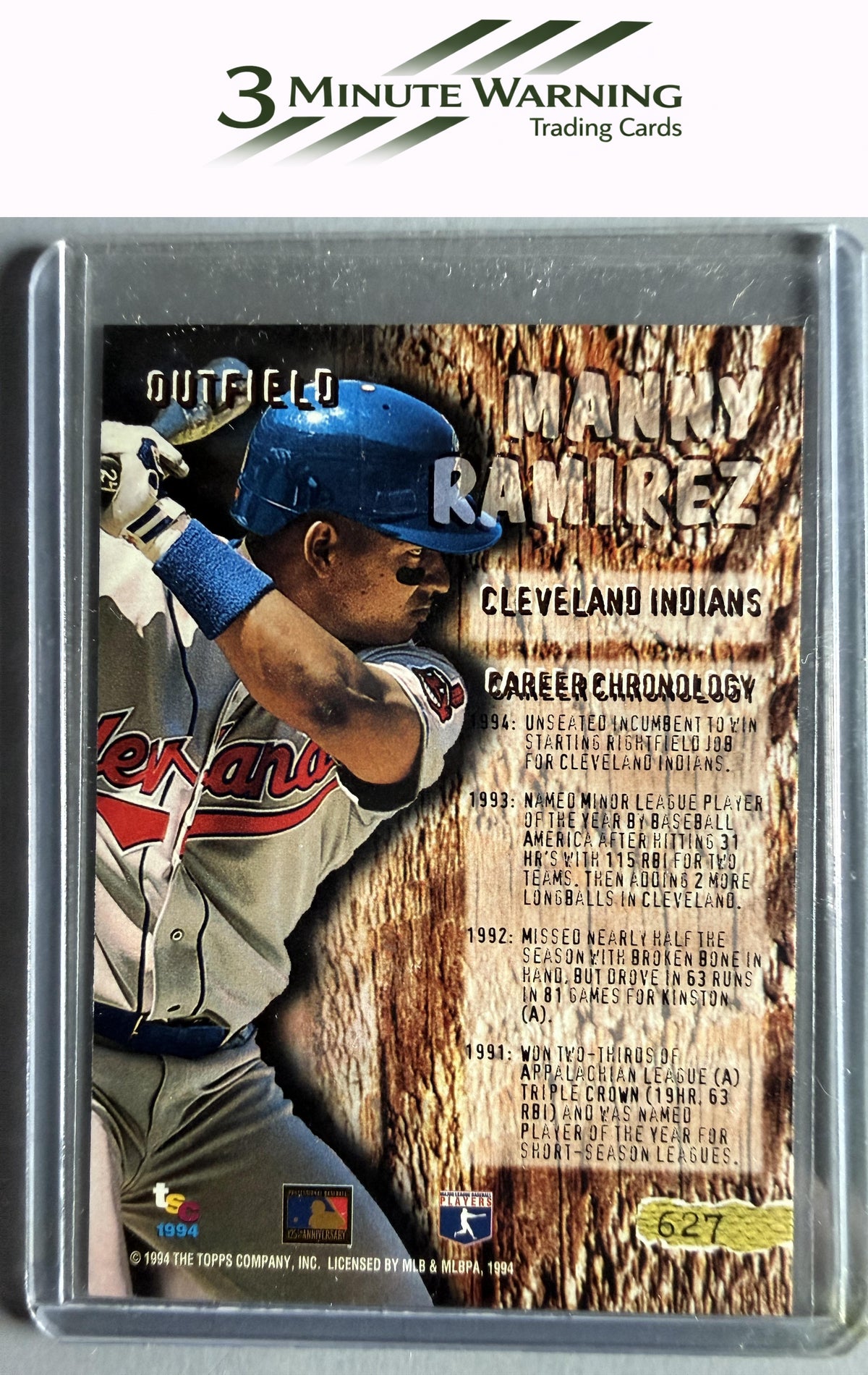 1994 Stadium Club #627 Manny Ramirez