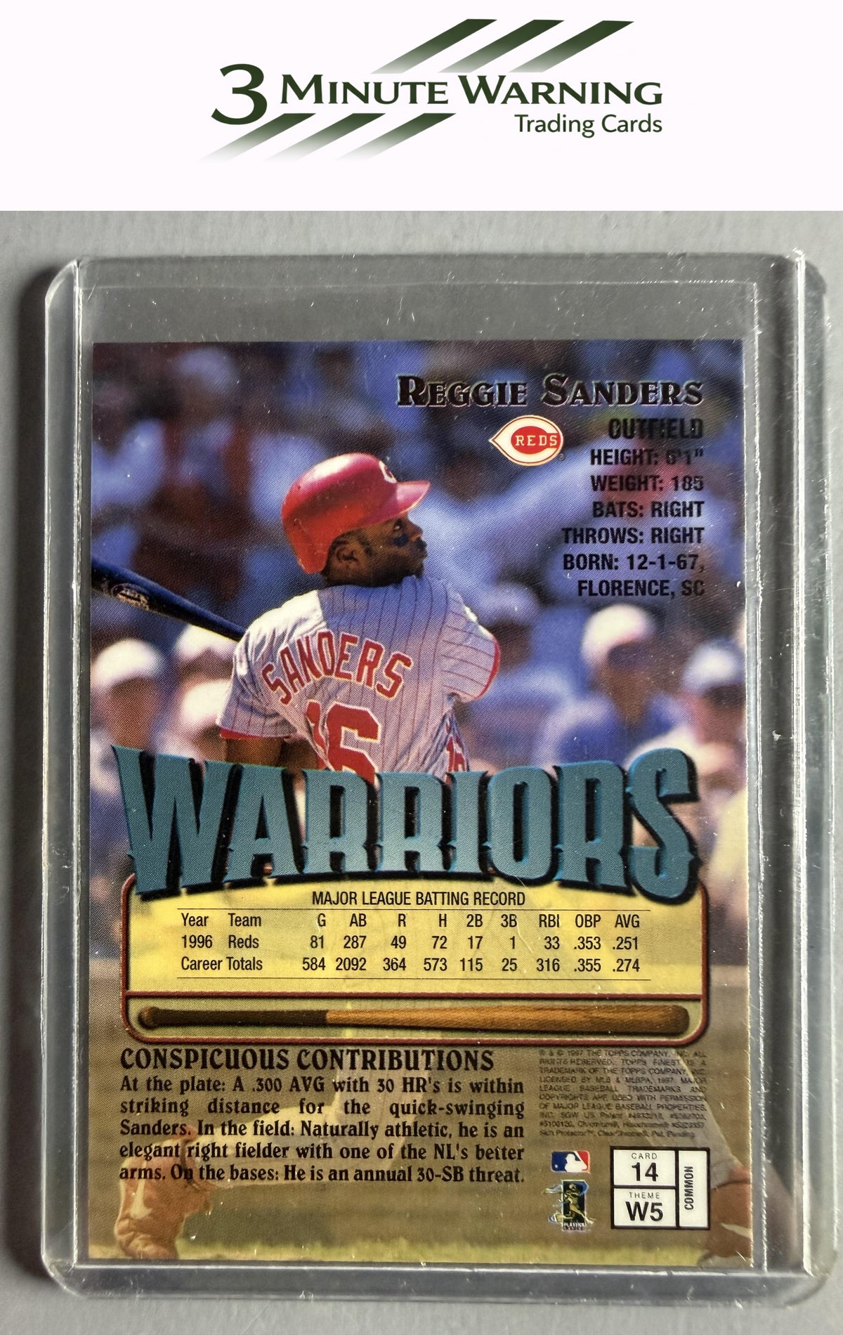 1997 Finest #14 Reggie Sanders