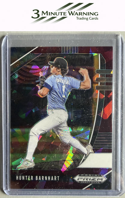 2020 Panini  #PDP96 Hunter Barnhart Burgundy Cracked Ice Prizm #/23