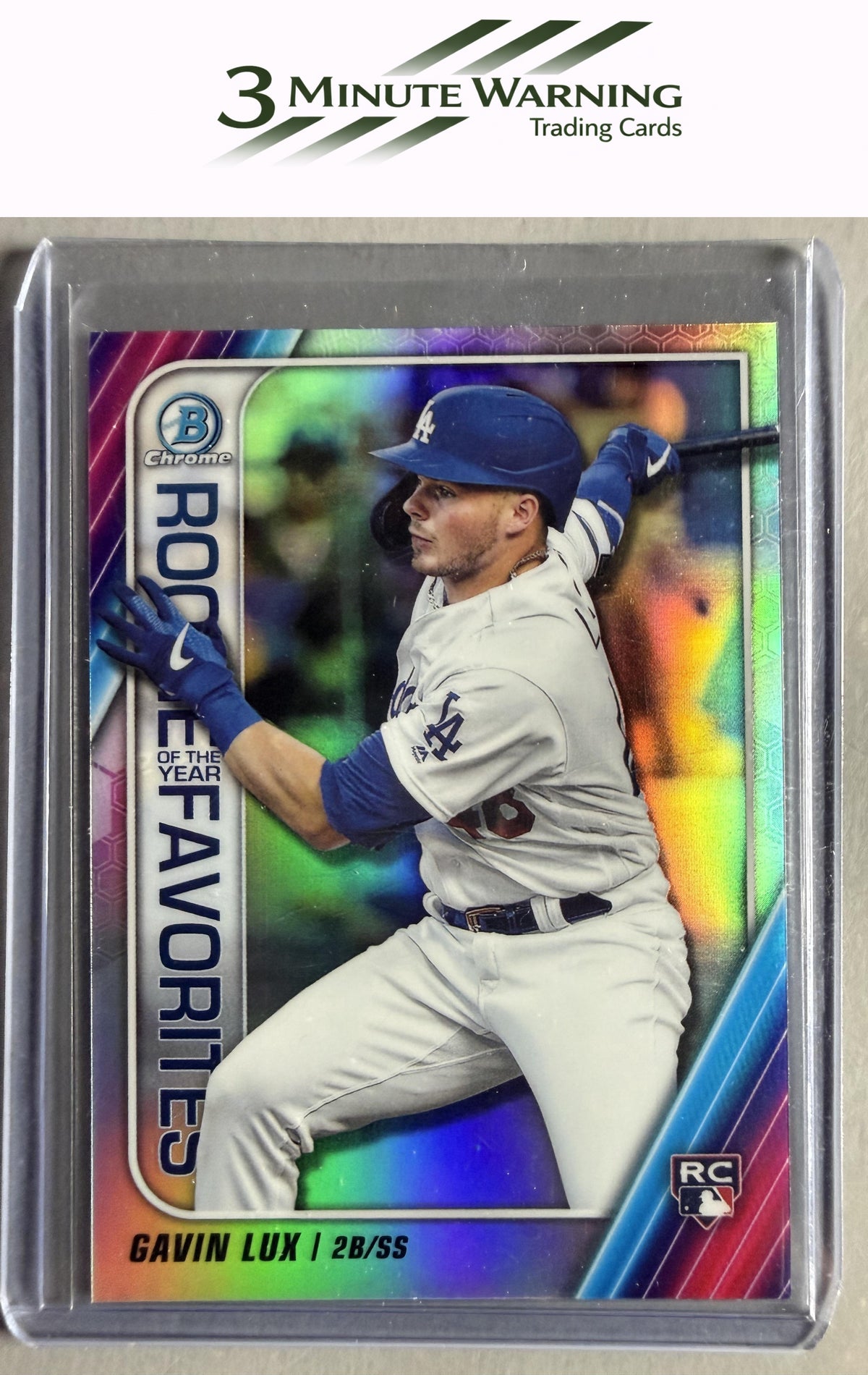 2020 Bowman #ROYF-GL Gavin Lux Chrome Rookie of the Year Favorites