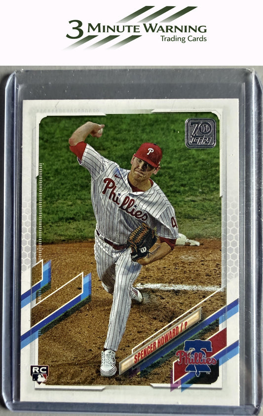 2021 Topps #244c Spencer Howard : Pitching, pinstripe uniform