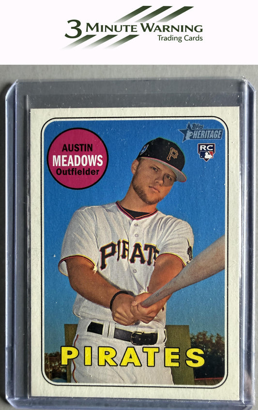 2018 Topps Heritage #568 Austin Meadows