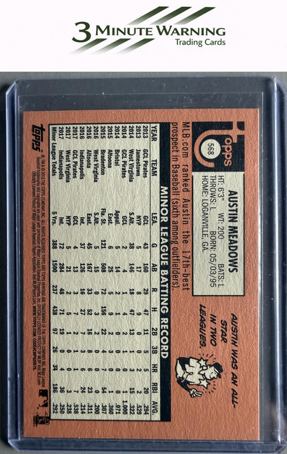 2018 Topps Heritage #568 Austin Meadows