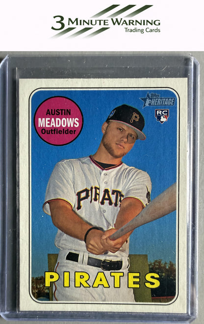 2018 Topps Heritage #568 Austin Meadows
