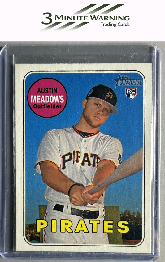 2018 Topps Heritage #568 Austin Meadows