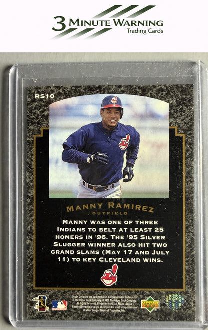 1997 Upper Deck #RS10 Manny Ramirez Rock Solid Foundation