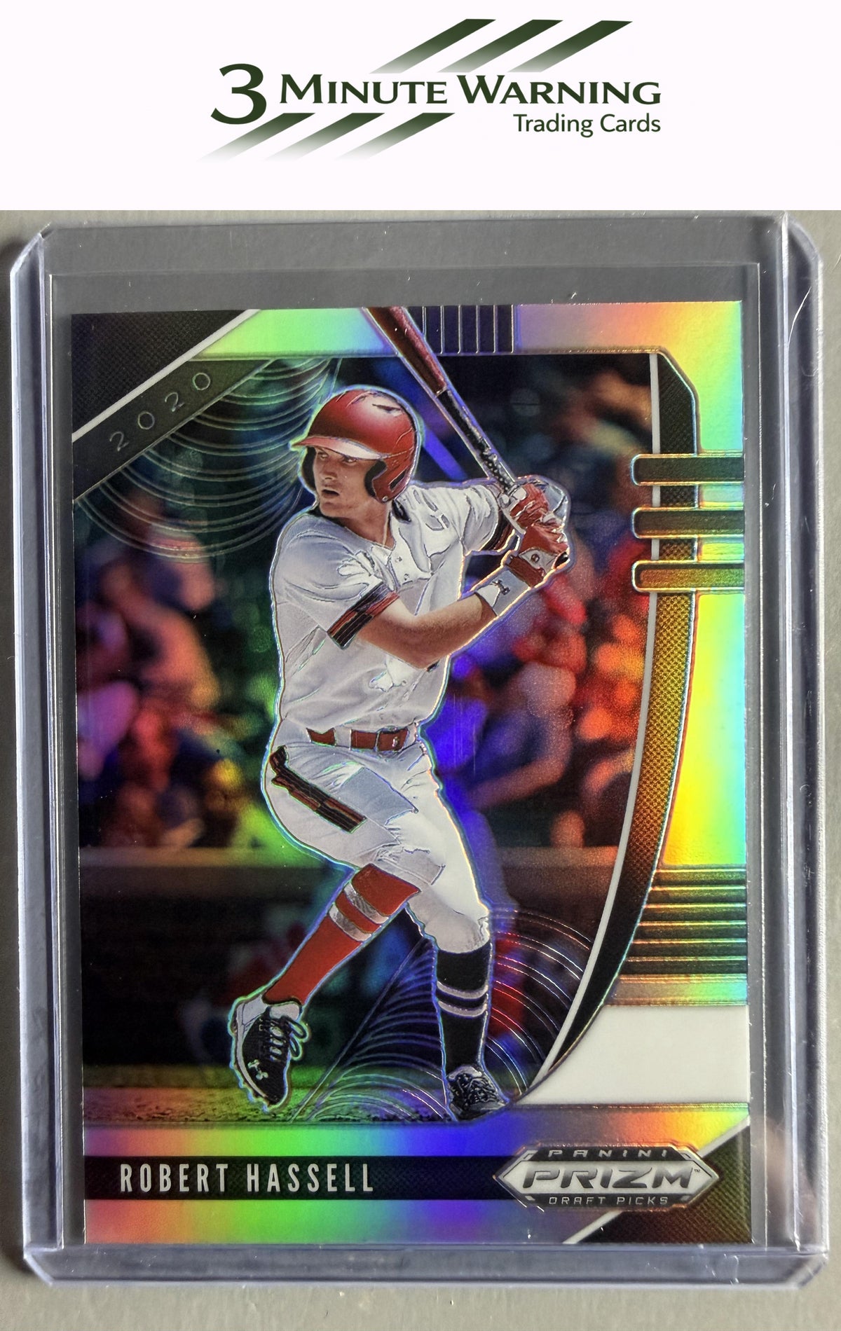 2020 Panini Prizm Draft Picks #PDP8 Robert Hassell Silver Prizm