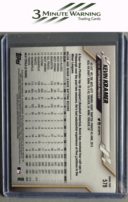 2020 Topps #579 Kevin Kramer Rainbow Foil