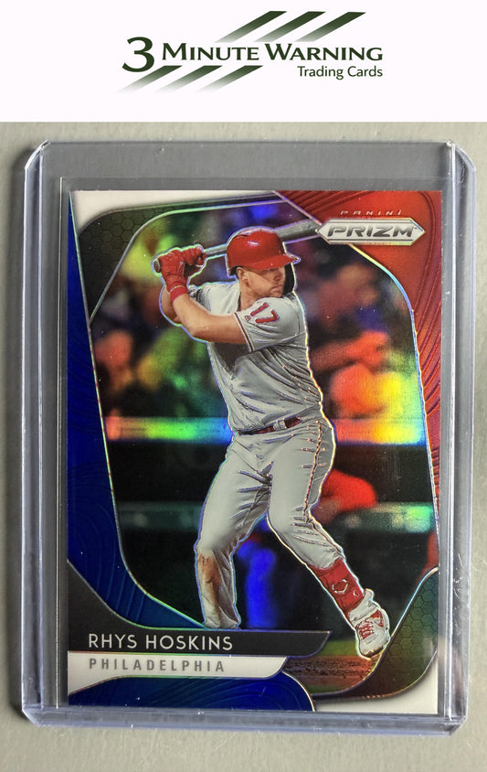 2020 Panini Prizm #210 Rhys Hoskins Red, White and Blue Prizm