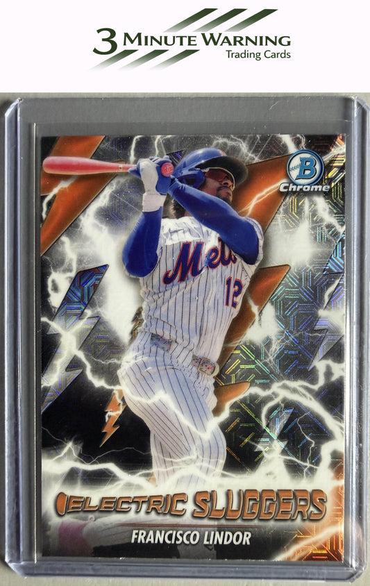 2026 Bowman #ES-1 Francisco Lindor Electric Sluggers Mojo