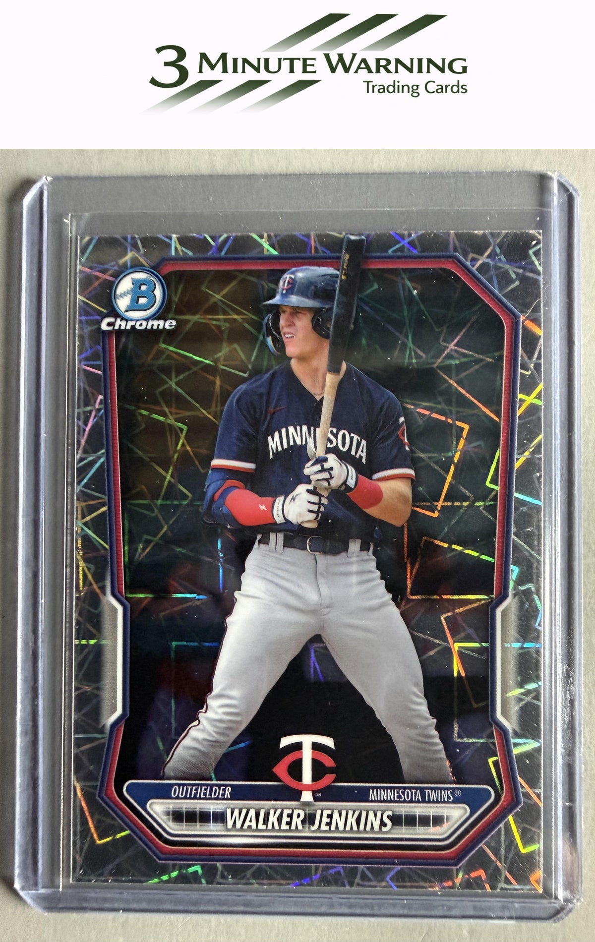 2026 Bowman #BCP-98 Walker Jenkins Chrome Prospects Lazer