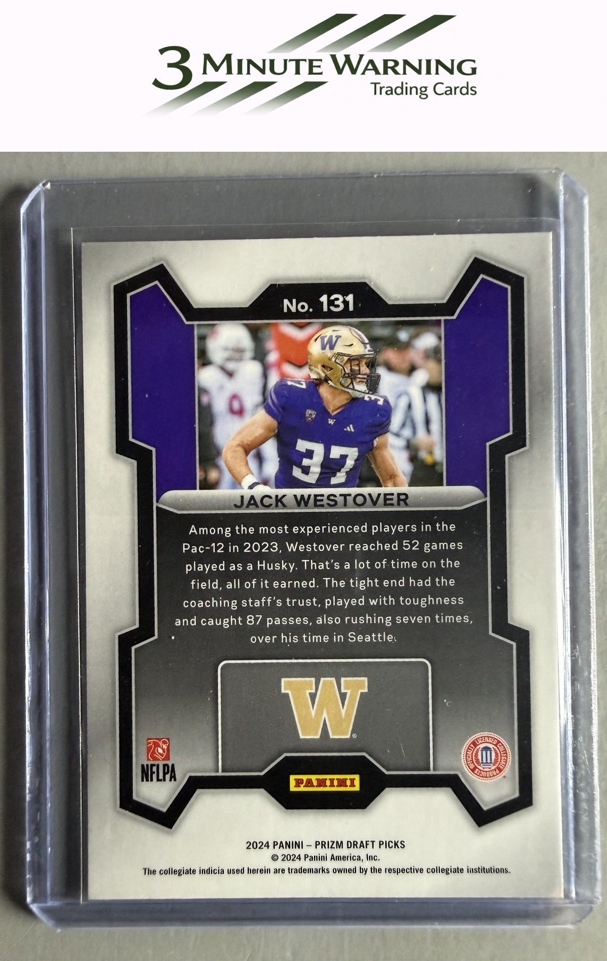 2024 Panini Prizm Draft Picks #131 Jack Westover