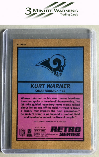 2022 Donruss Optic #RS-5 Kurt Warner Retro Series