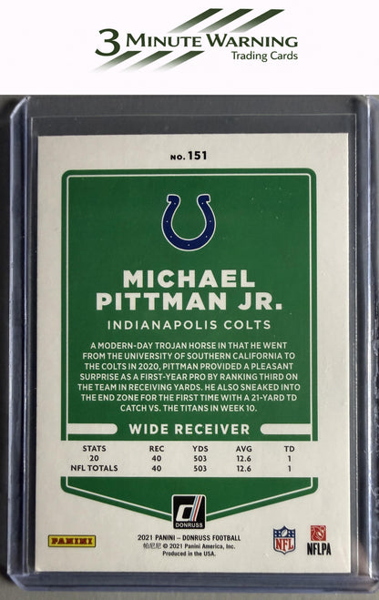 2021 Donruss #151 Michael Pittman Jr.