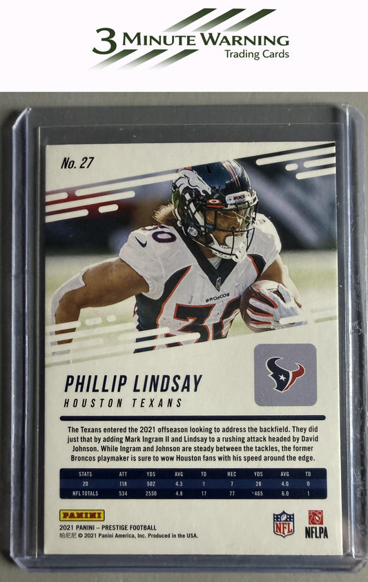 2021 Panini Prestige #27 Phillip Lindsay