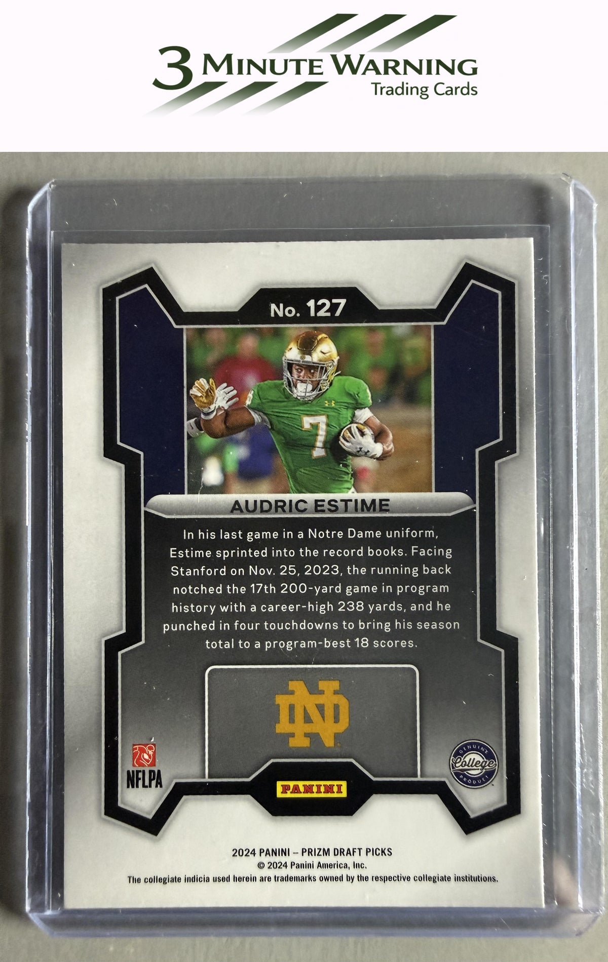 2024 Panini Prizm Draft Picks #127 Audric Estime