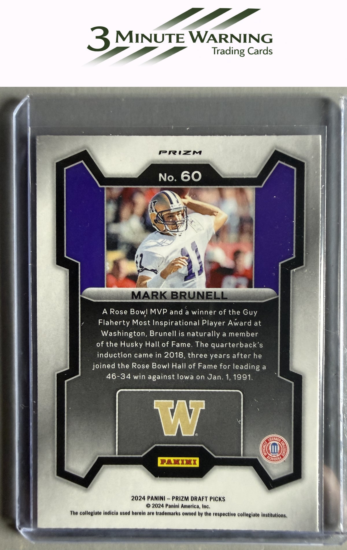 2024 Panini Prizm Draft Picks #60 Mark Brunell Red Ice