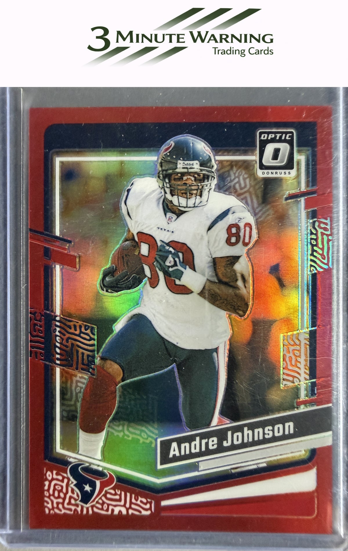 2023 Donruss Optic #70 Andre Johnson Red #/99