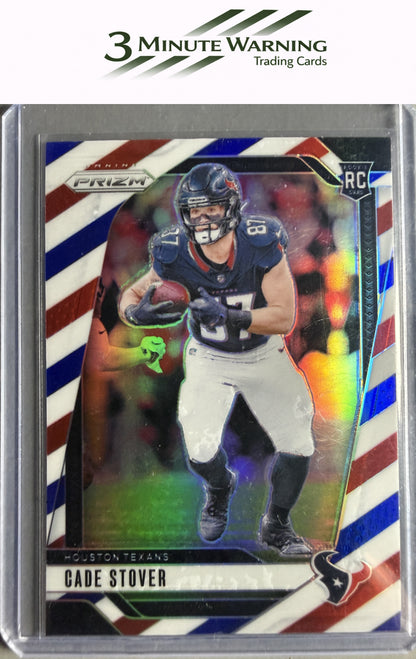 2024 Panini Prizm #318 Cade Stover Red White and Blue