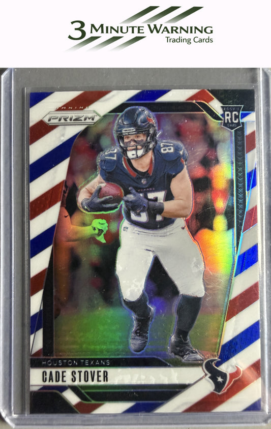 2024 Panini Prizm #318 Cade Stover Red White and Blue