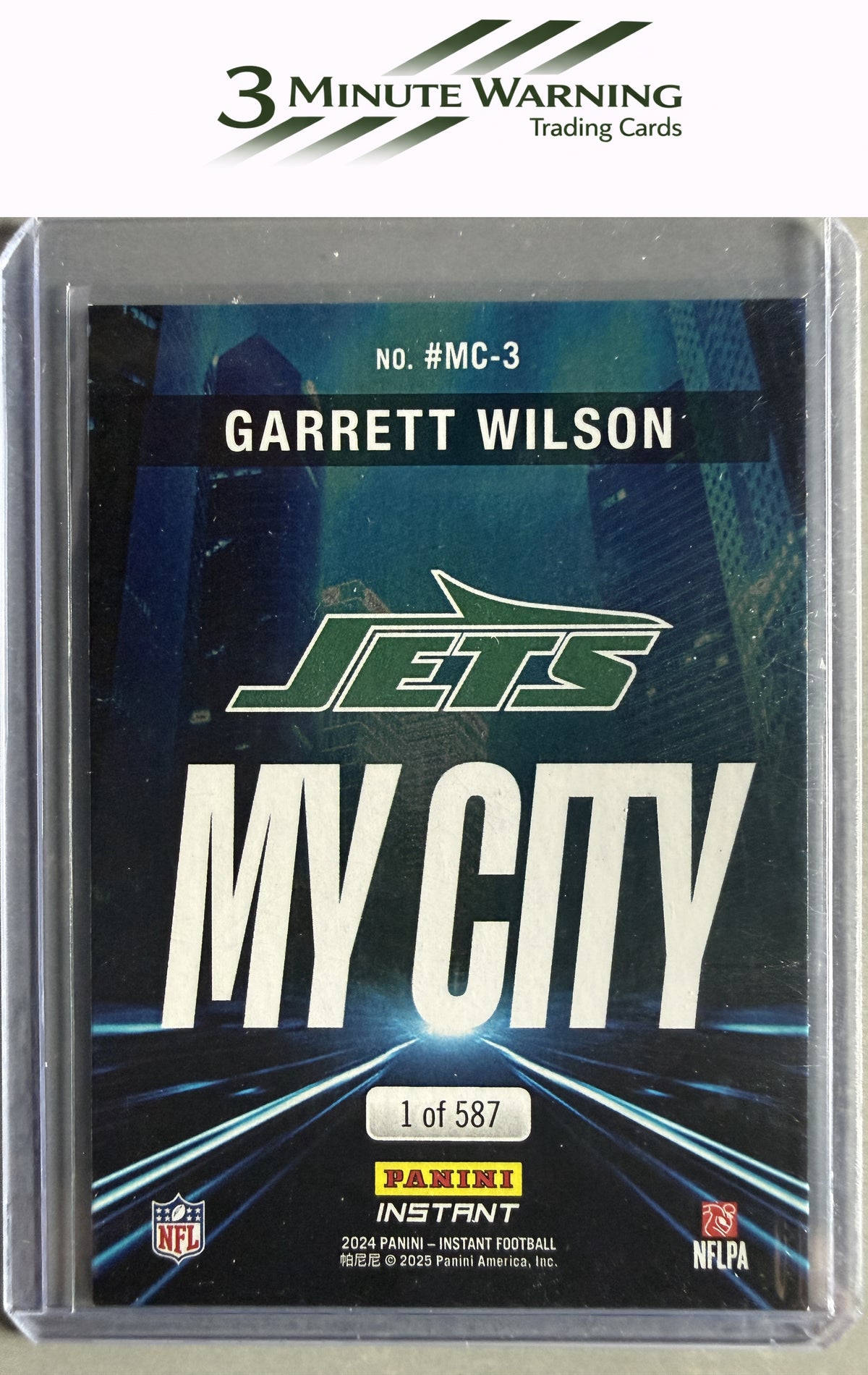 2024 Panini Instant NFL My City #MC-3 Garrett Wilson