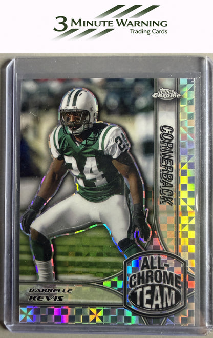 2024 Topps Chrome #ACT-20 Darrelle Revis All-Chrome Team X-Fractor