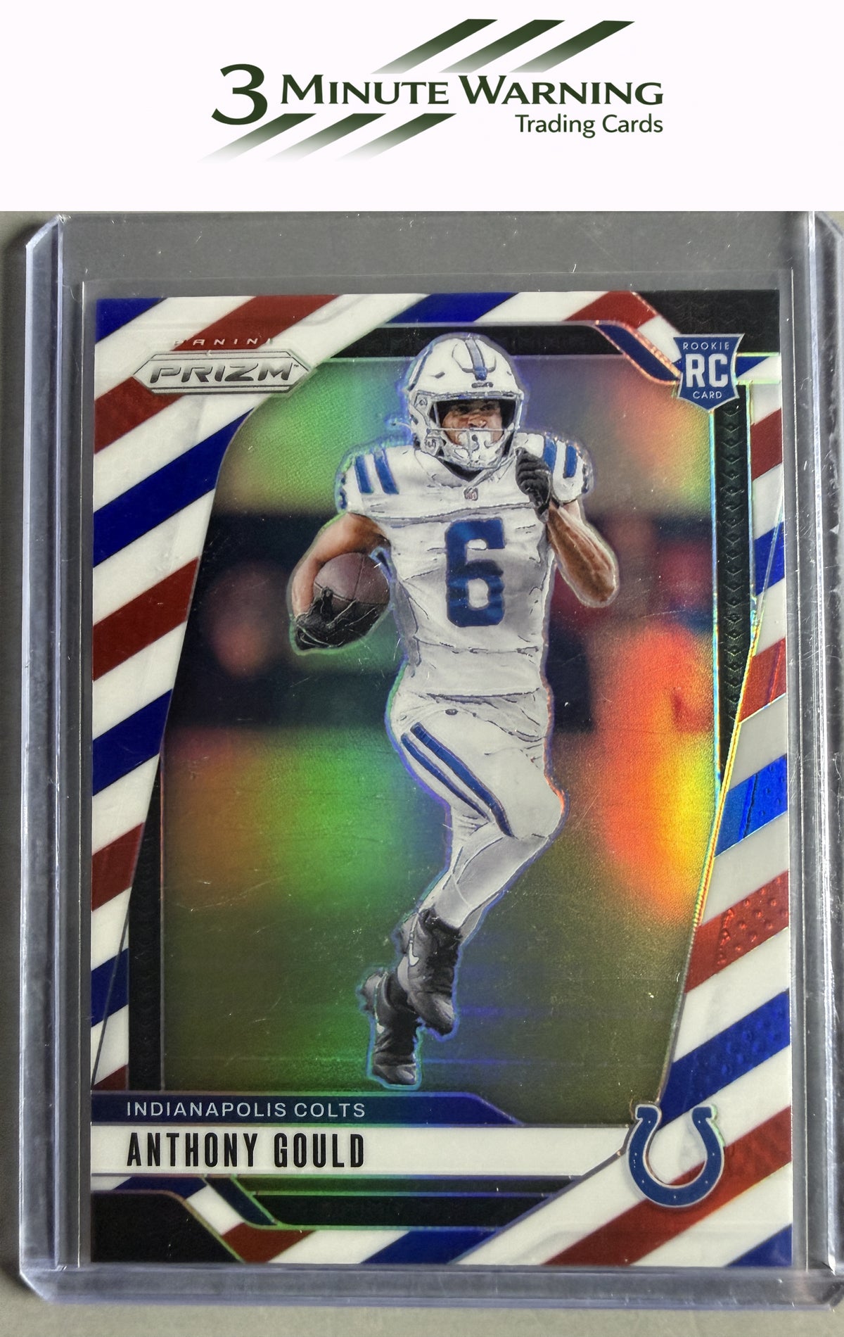 2024 Panini Prizm #305 Anthony Gould Red White and Blue