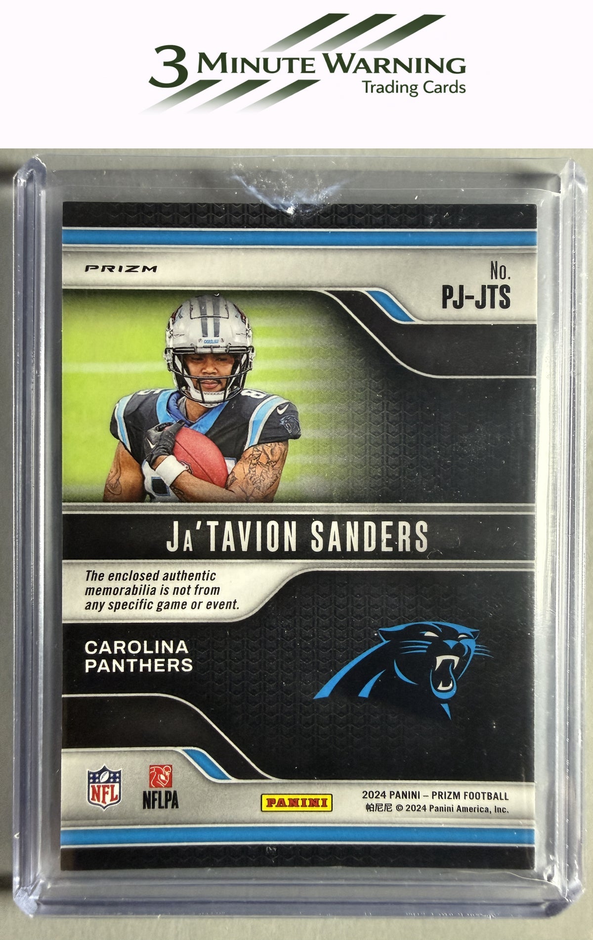 2024 Panini Prizm #PJ-JTS Ja'Tavion Sanders Premier Jerseys