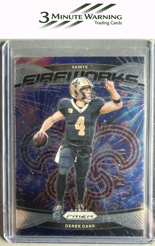 2024 Panini Prizm #11 Derek Carr Fireworks