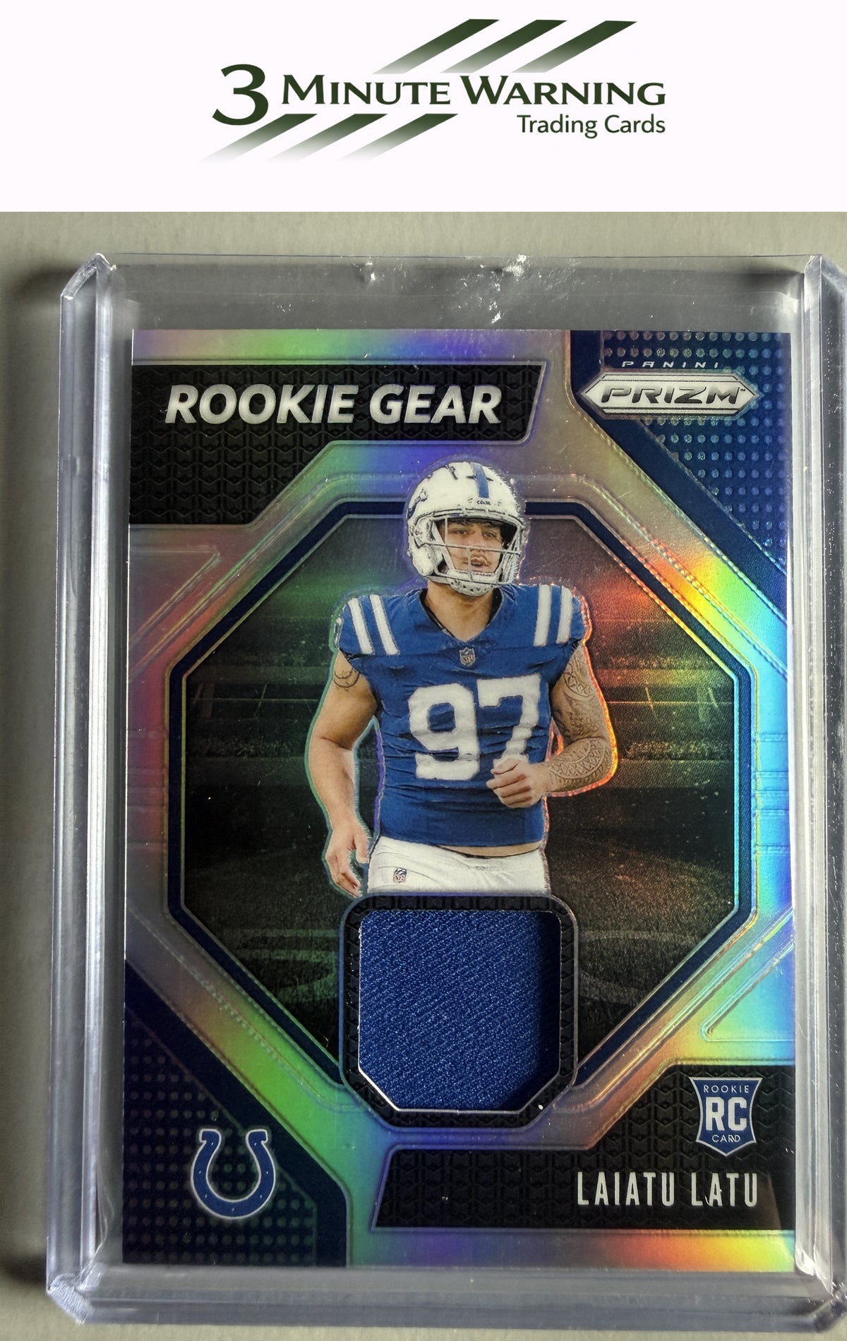 2024 Panini Prizm #RG-LLU Laiatu Latu Rookie Gear
