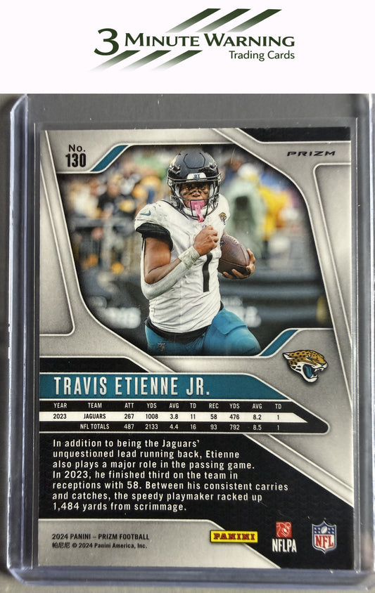 2024 Panini Prizm #130 Travis Etienne Jr. Orange Disco Prizm