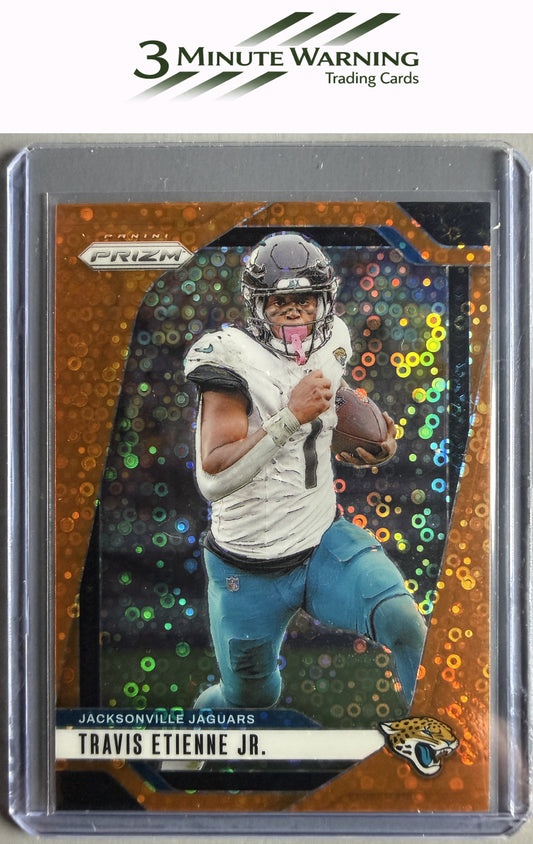 2024 Panini Prizm #130 Travis Etienne Jr. Orange Disco Prizm