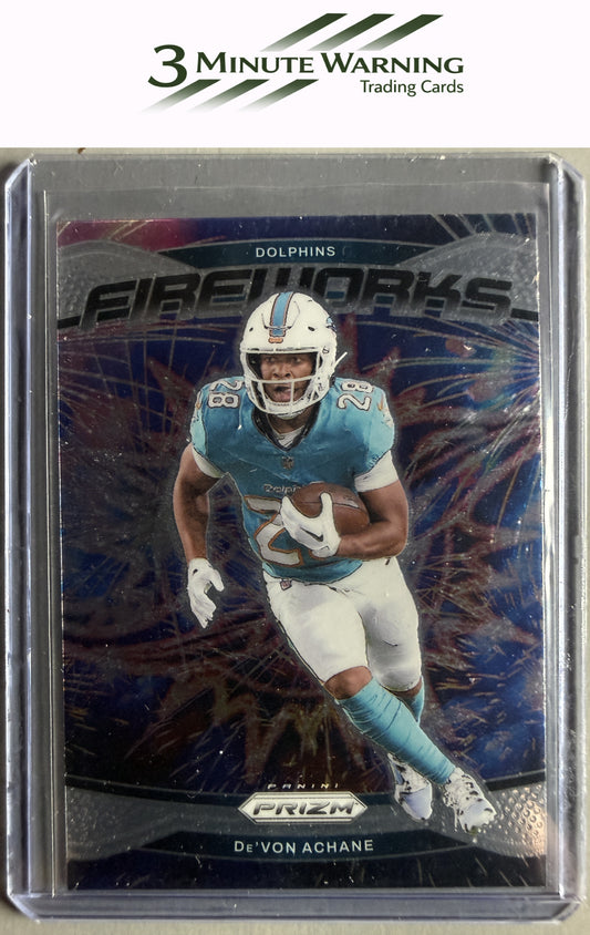 2024 Panini Prizm #12 De'Von Achane Fireworks