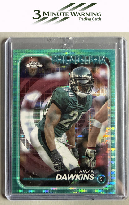 2024 Topps Chrome #155 Brian Dawkins Aqua Refractor #/199