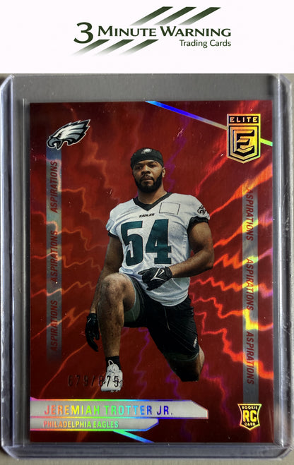 2024 Donruss Elite #177 Jeremiah Trotter Jr. Aspirations Shimmer #/875