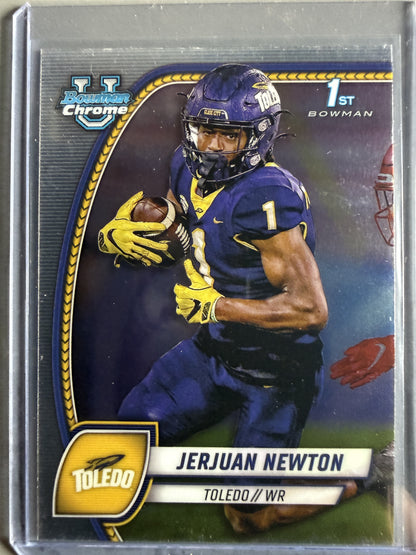 2024 Bowman University Chrome #98 Jerjuan Newton