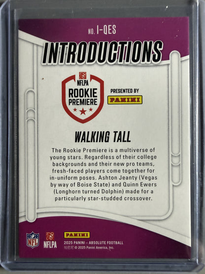 2025 Panini Absolute #I-QES Walking Tall Introductions