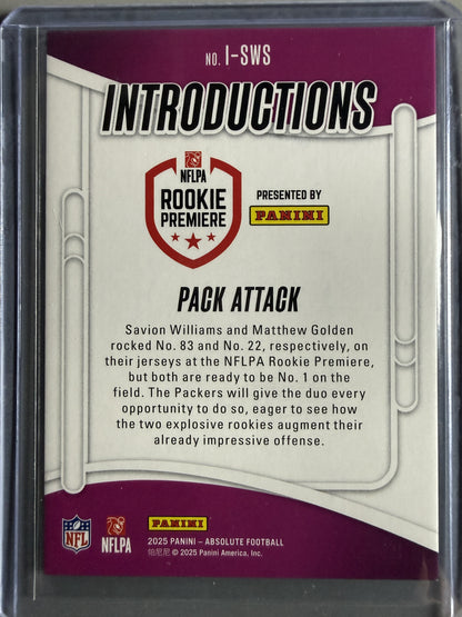2025 Panini Absolute #I-SWS Pack Attack Introductions