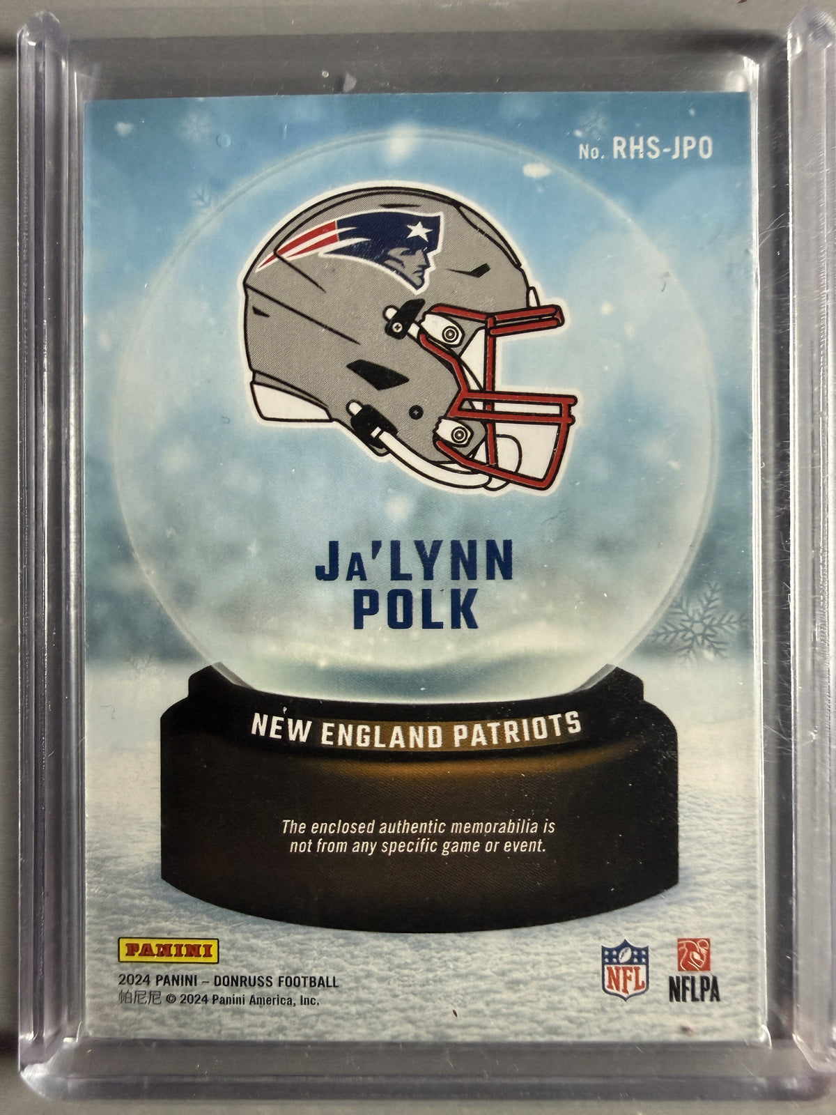 2024 Donruss #RHS-JPA Ja’Lynn Polk Rookie Holiday Sweater