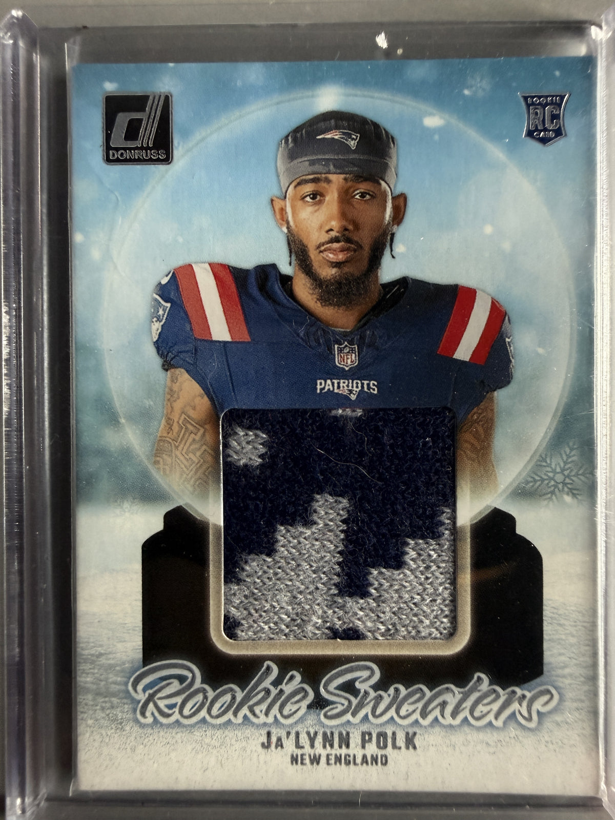 2024 Donruss #RHS-JPA Ja’Lynn Polk Rookie Holiday Sweater