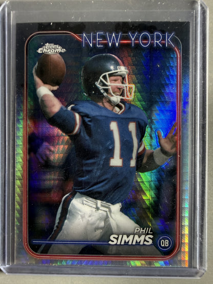 2024 Topps Chrome #140 Phil Simms Prism Refractor