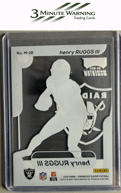 2020 Panini Chronicles #M-16 Henry Ruggs III Playoff Momentum SSD Rookies
